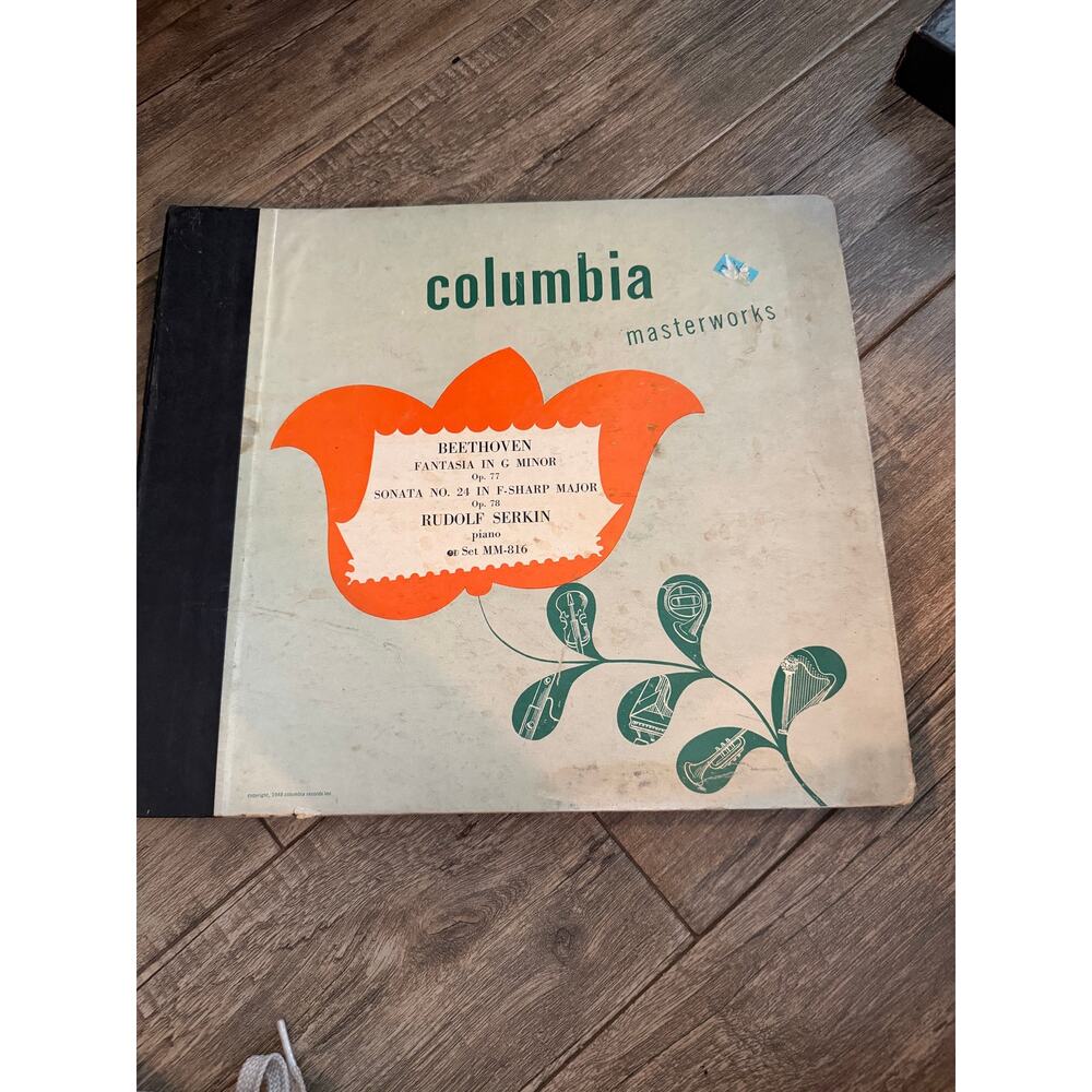 Columbia Masterworks Schumann Fantasia In C Major Op 17 Firkusny